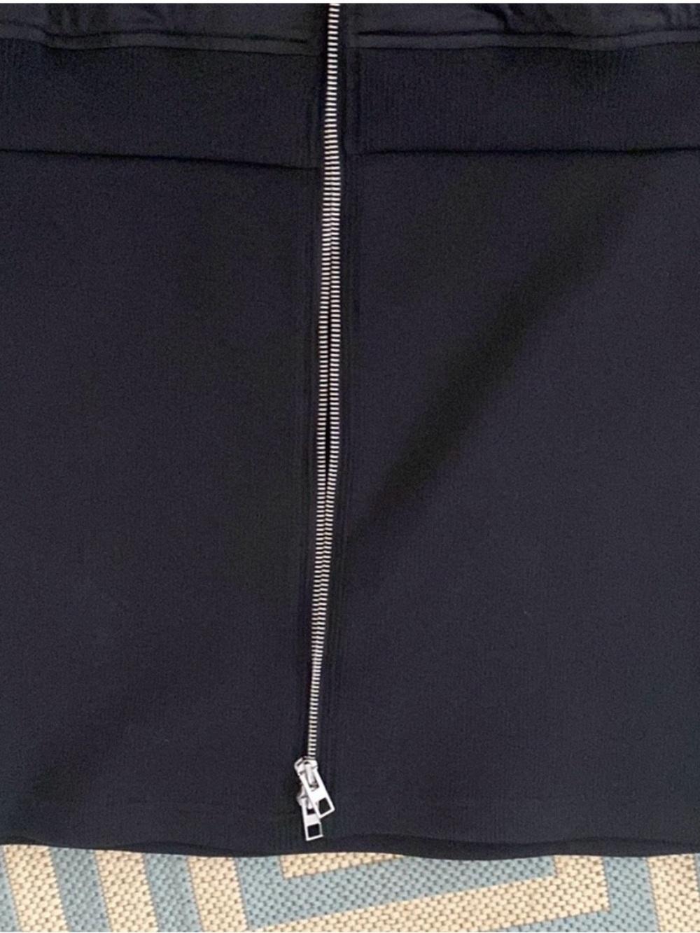 ZARA Black Bomber Jacket Dress - Picture 10 of 11